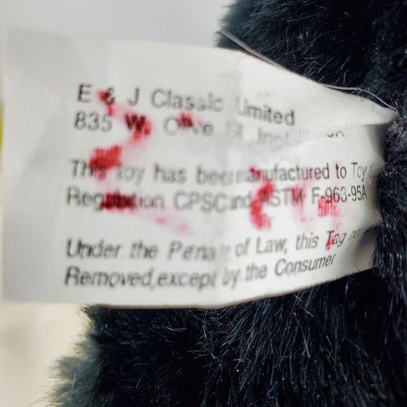 E&J Prima Black Brown Monkey Chimpanzee Ape Mom Mother Baby Plush 19" - Picture 10 of 10